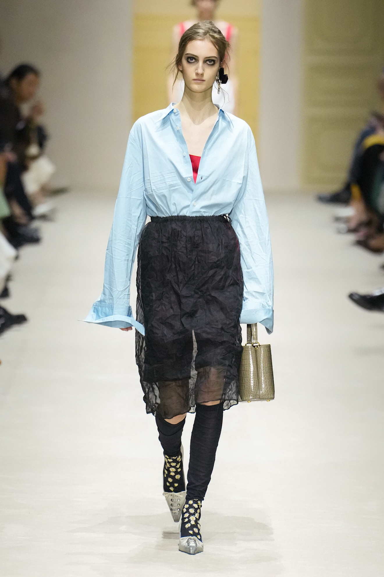 A runway look from the Prada Fall 2026 collection