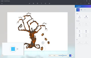 Microsoft Paint 3D supports 3D models created in other programs, and you can create your own from two-dimensional doodles