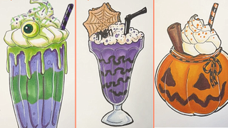 Tutorial: How to draw monstrous milkshakes