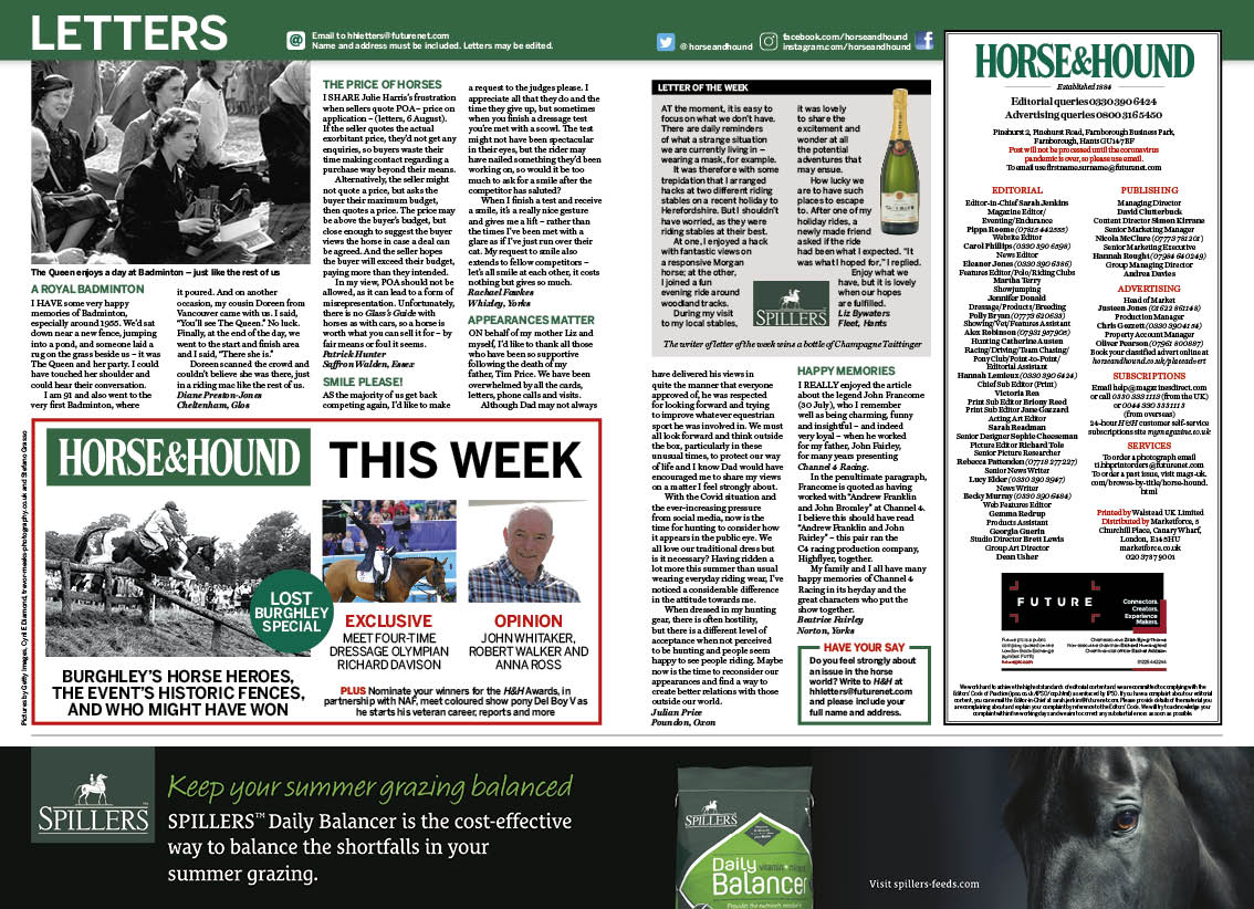 Letters and NWB 27 August 2020