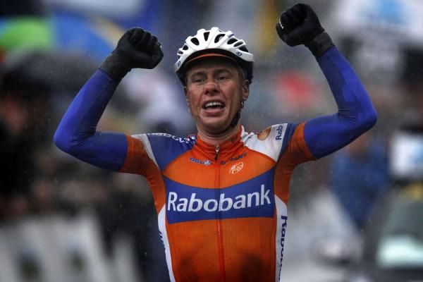 Sebastian Langeveld (Rabobank) celebrates the biggest win of his career