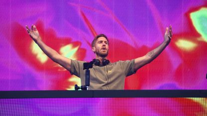 Calvin Harris performs at the 2024 TRNSMT Festival in Glasgow, Scotland.