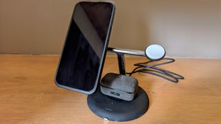 BoostCharge Pro 3-in-1 Magnetic Wireless Charging Stand with Qi2 15W