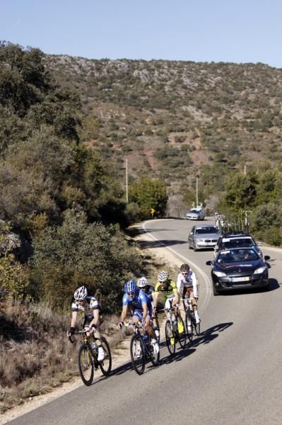 The break of the day containing Karsten Kroon, Ricardo Mestre, Micka&euml;l Cherel, Sven Vandousselaere and Sergio Ferreira Sousa.