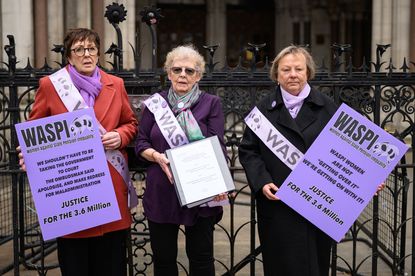 Waspi women protest group