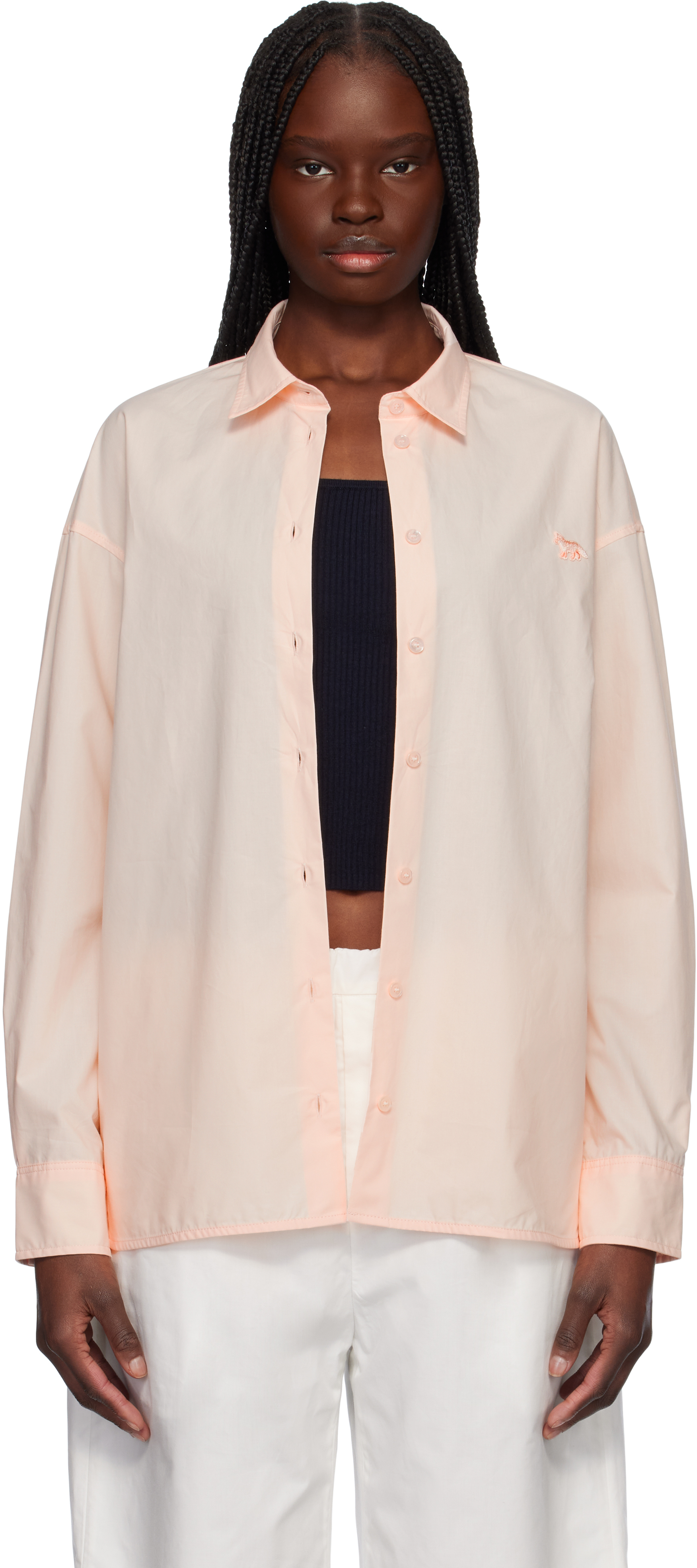 Pink Baby Fox Casual Shirt