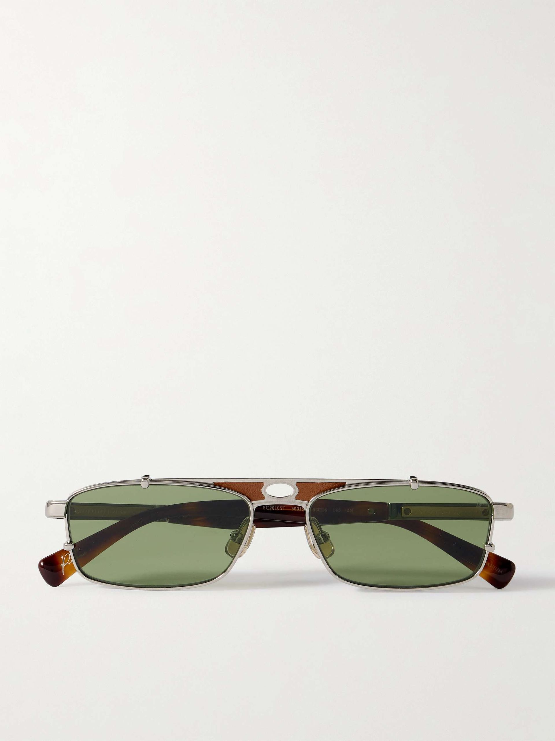 Paloma Aviator-Style Acetate and Titanium Sunglasses