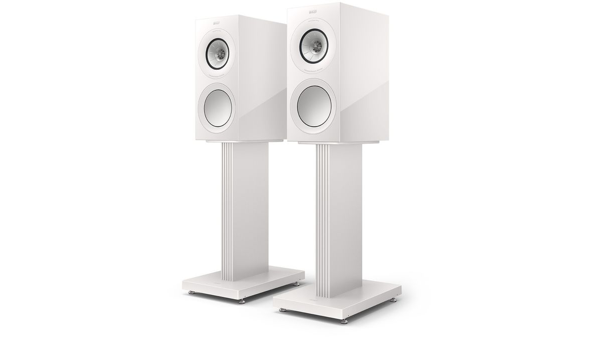 KEF R3 Meta on S3 stands