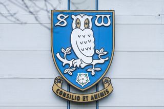 The Sheffield Wednesday badge at Hillsborough