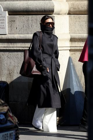 Victoria Beckham is seen on March 03, 2025 in Paris, France.