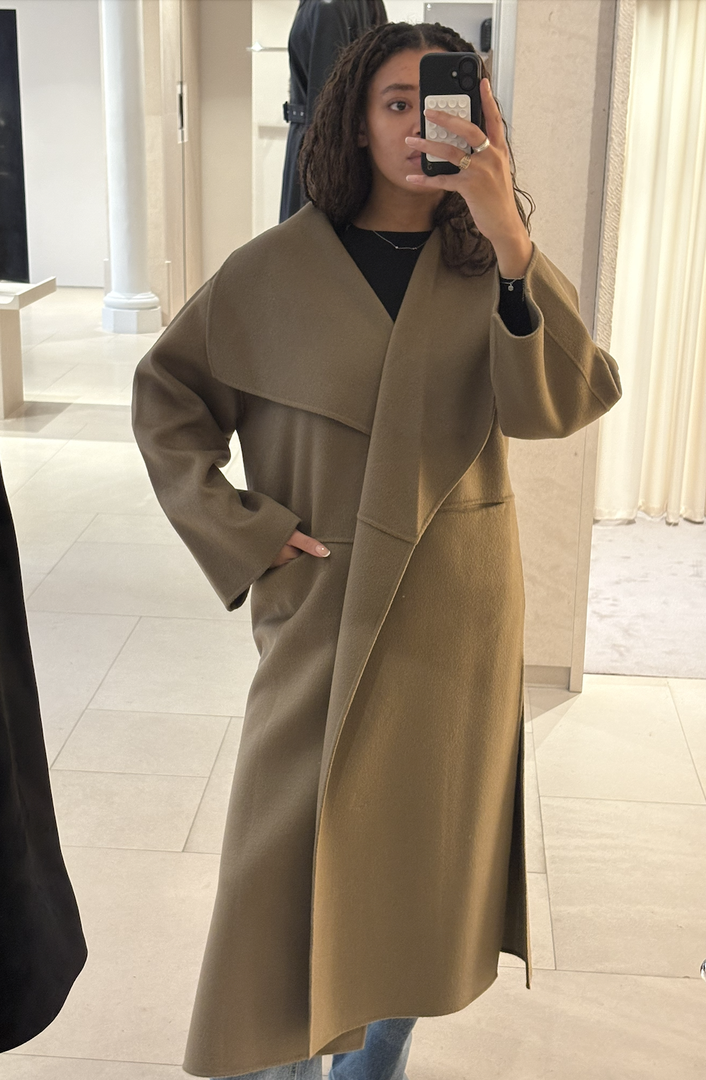 Signature Wool Cashmere Coat Camel