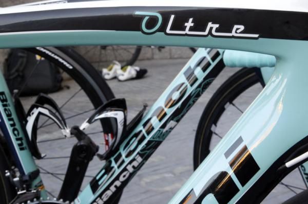 Bianchi's turquoise frame will really stand out in the peloton this year