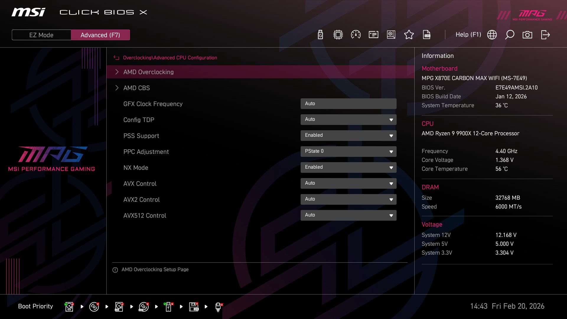 MSI X870E Carbon Max Wifi