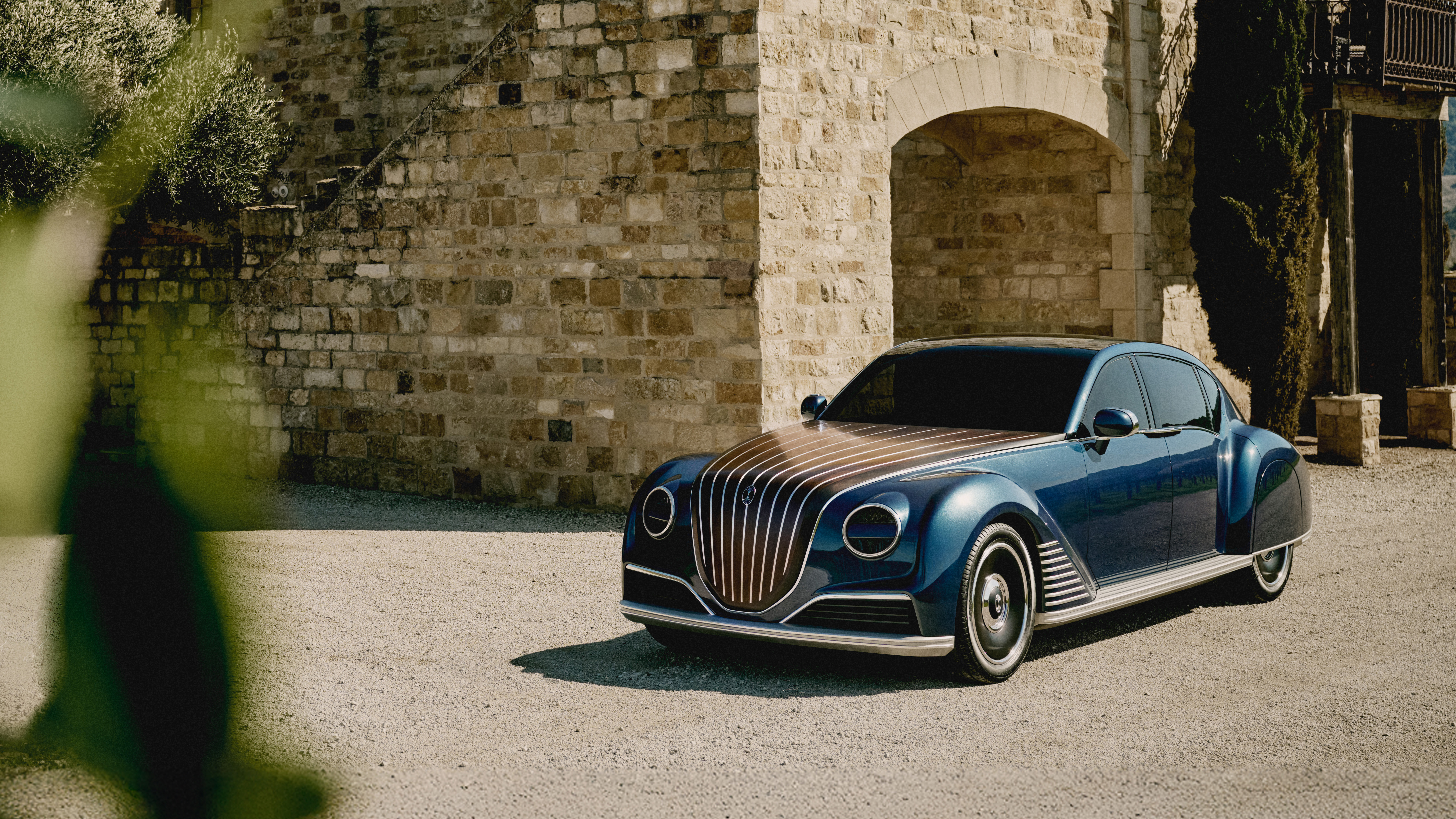 The exterior of the Dacora luxury vehicle