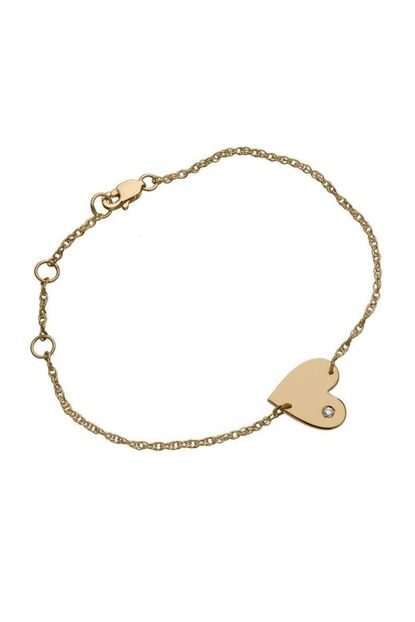 Jennifer Zeuner Jewelry Mia 1/2" Bracelet (14k Gold)