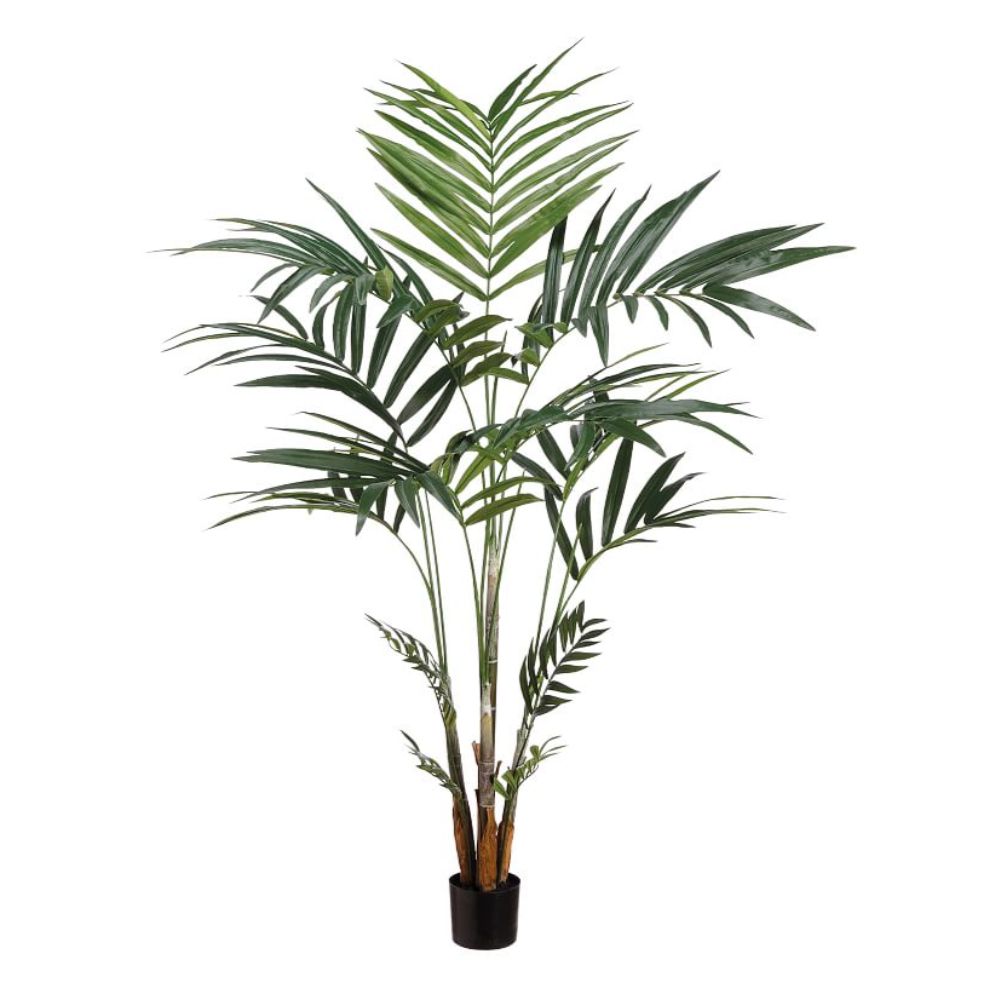 Faux Kentia palm in pot