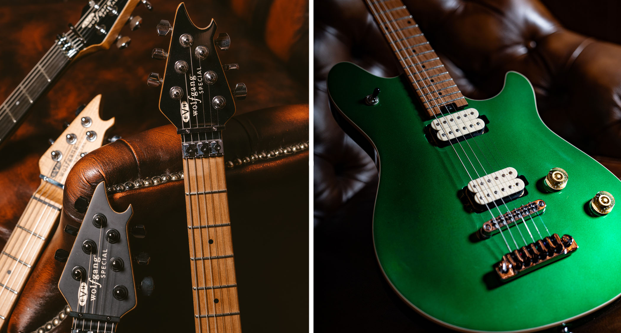 EVH Gear Wolfgang Special Baked Maple: the high-performance electrics are refreshed with baked maple necks, TOM bridges and Floyd Rose vibratos