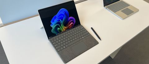 The Microsoft Surface Pro on a table