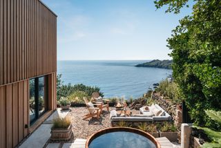 Beachy modern home with sea views