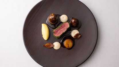 Saddle of lamb with turnips, onions and thyme is on the menu at Seven Park Place