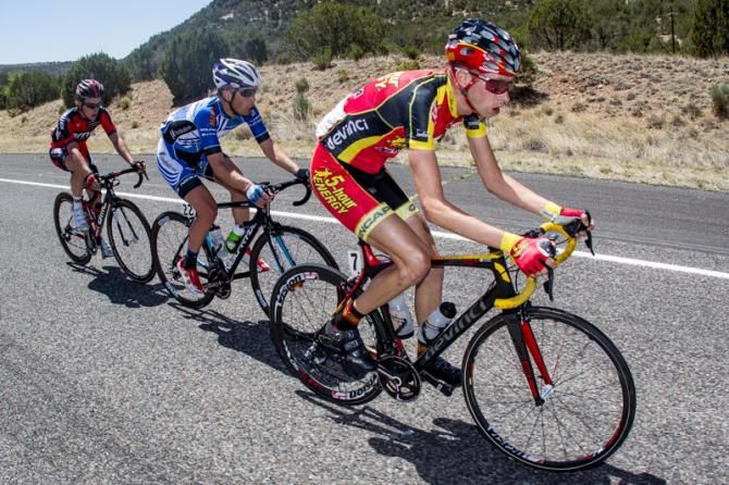 Max Jenkins (5 Hour Energy p/b Kenda) leading the break of three.