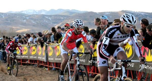 Jesse Anthony (Jamis) was first through the sand pit.