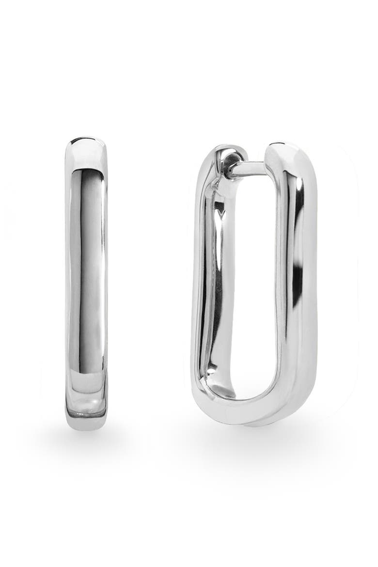 Monica Vinader Alta Slim Huggie Hoop Earrings