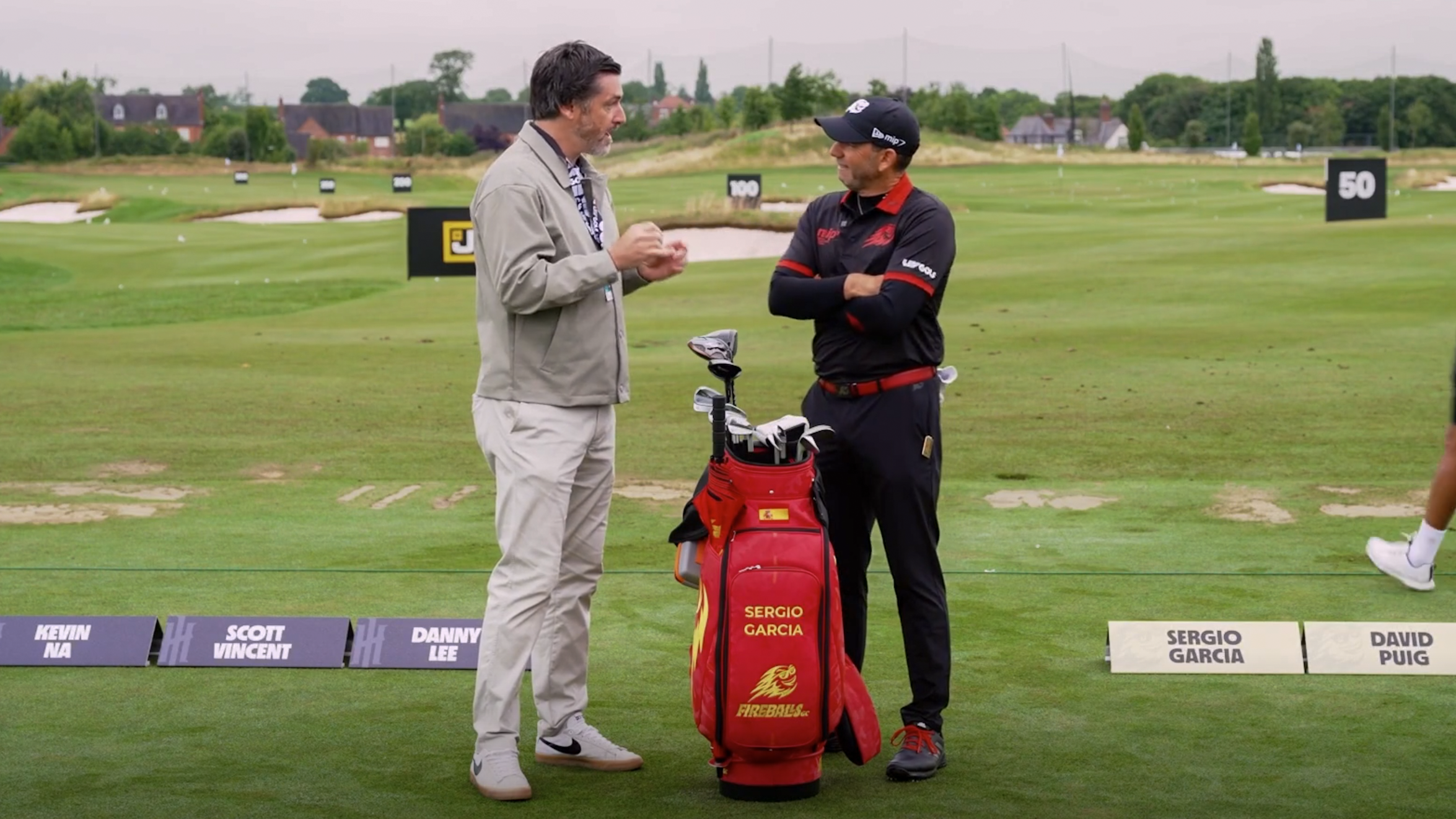 Photo of Joe Ferguson and Sergio Garcia