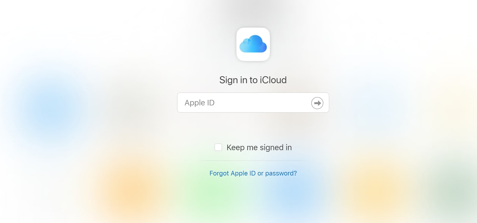 iCloud storage