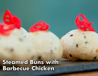Kimberley's steamed Buns With Barbeque Chicken