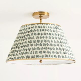 Lee Brass Semi-Flush Mount Pendant