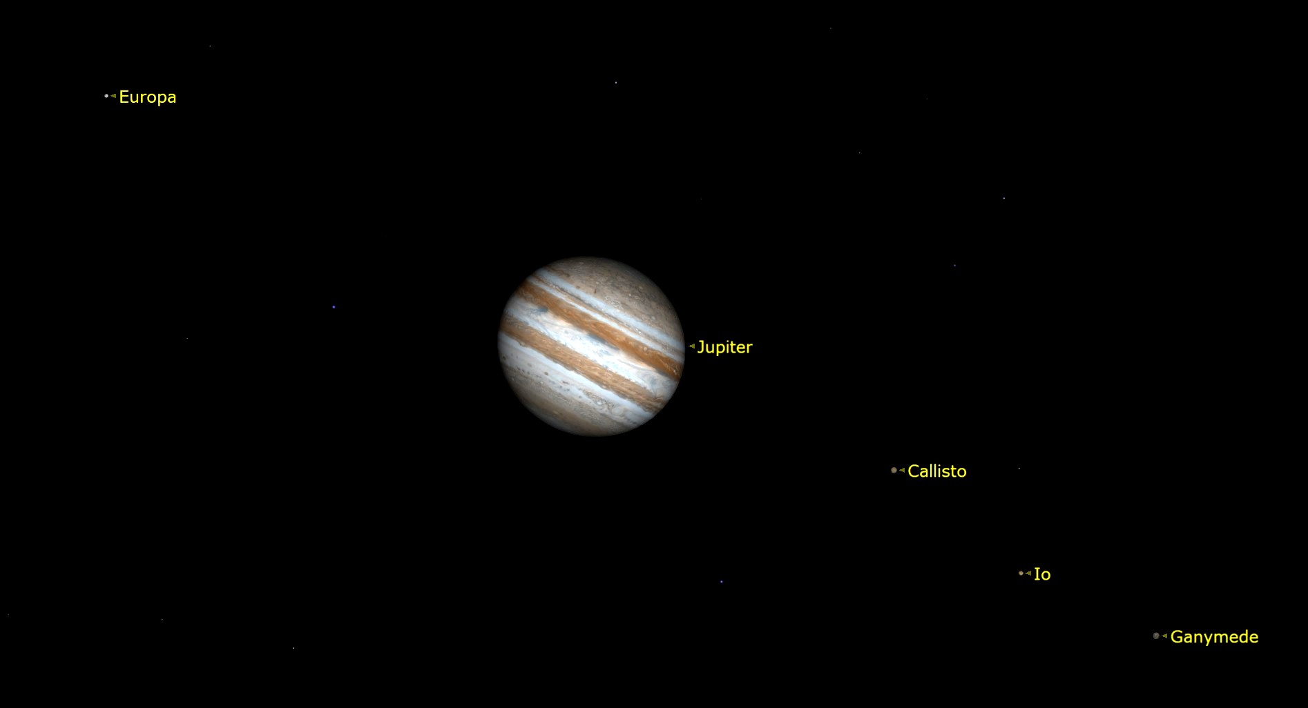 septiembre 2021 cielo nocturno júpiter