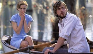 The Notebook Rachel McAdams and Ryan Gosling in a rowboat
