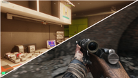 Motion blur and chromatic aberration in games.