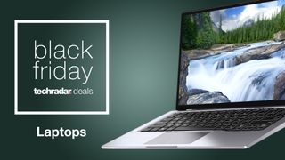 Test saying 'Black Friday laptop deals' with a laptop on the right