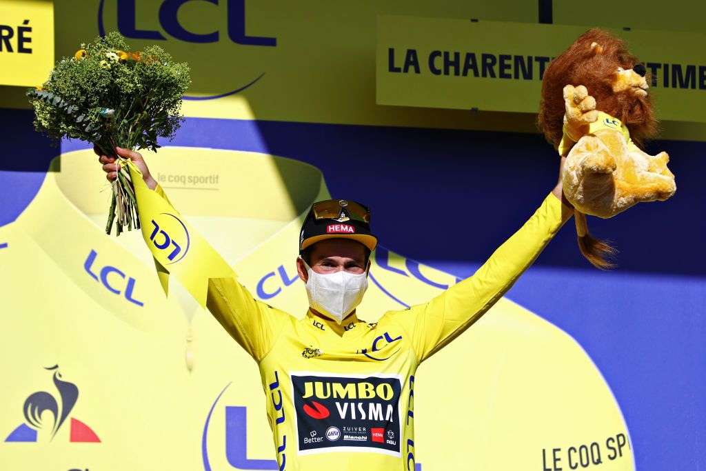 Primoz Roglic (Jumbo Visma) came through stage 10
