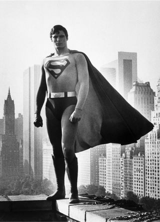 Christopher Reeve in Superman.