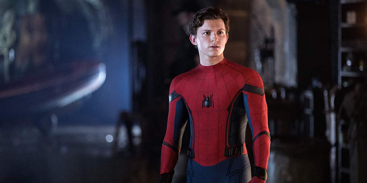 Tom Holland as Spider-Man in Far From Home