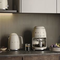 Smeg new beige kettle and toaster