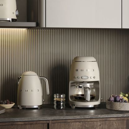 Smeg new beige kettle and toaster