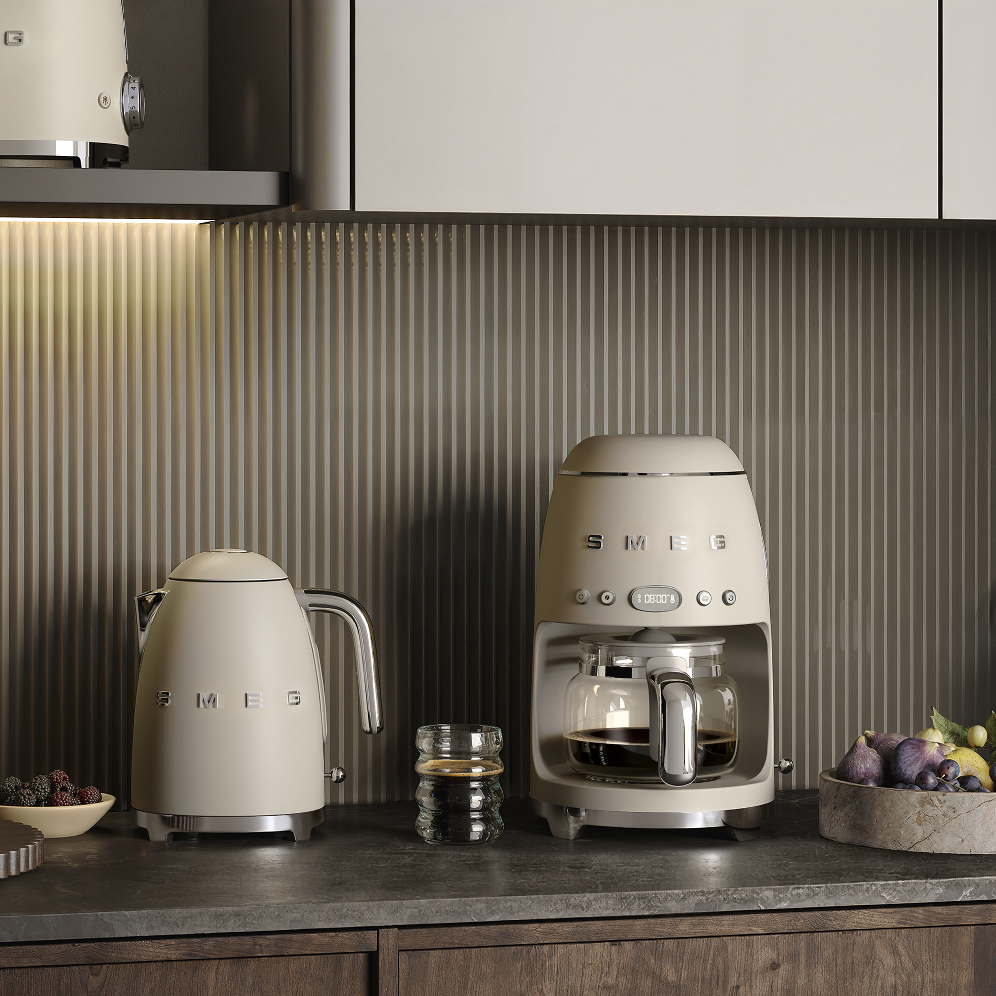 Smeg new beige kettle and toaster