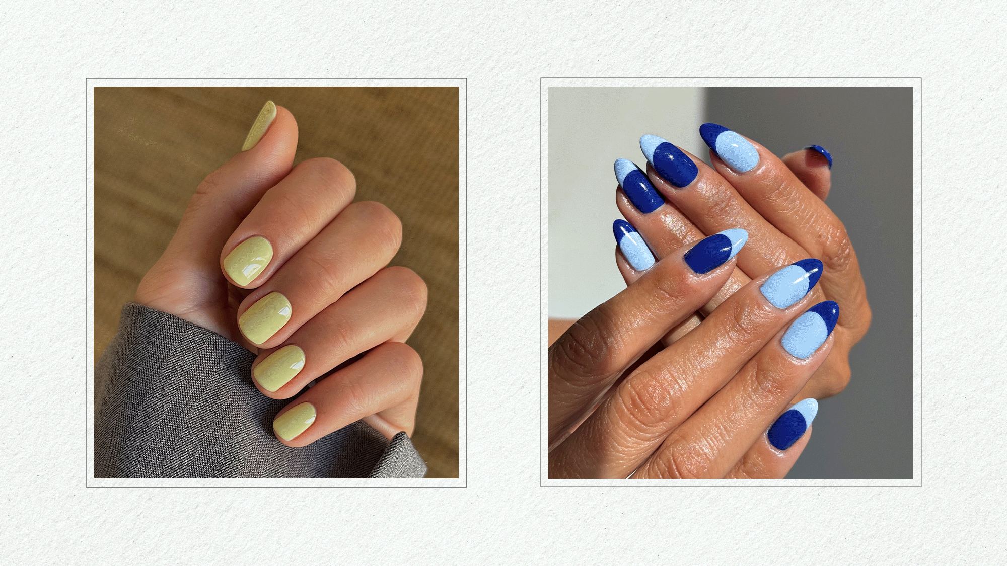 From Velvety Petals to Dewy Blades of Grass—April's Trending Nail Colors Evoke All the Spring Foliage