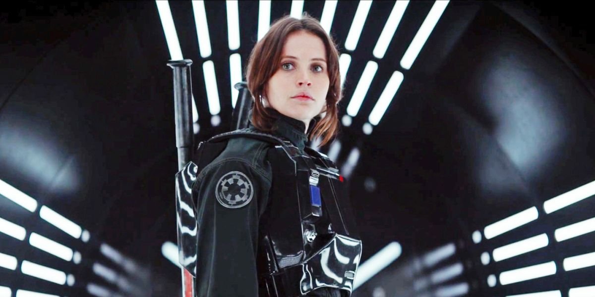 Felicity Jones as Jyn Erso in Rogue One: A Star Wars Story