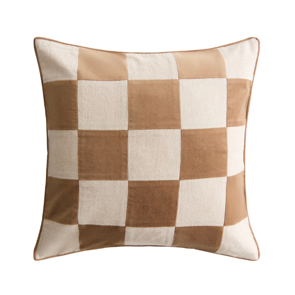 Linen-Blend Cushion Cover
