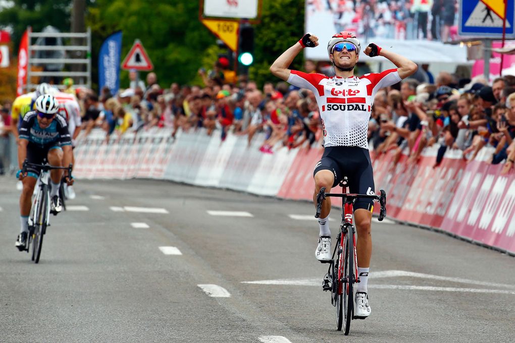 Tosh Van der Sande (Lotto Soudal) wins the final stage at Tour de Wallonie