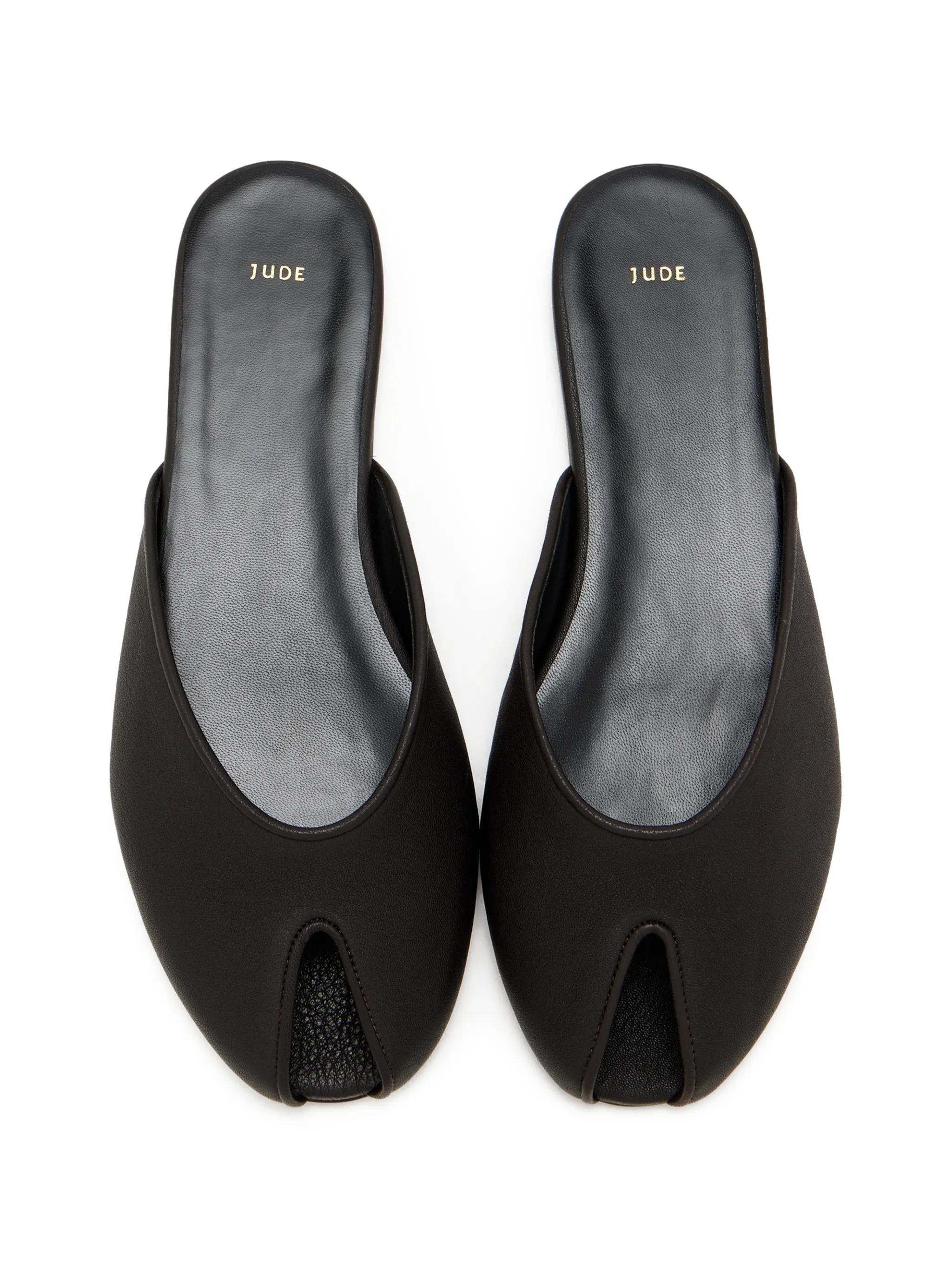 Date peep toe mules