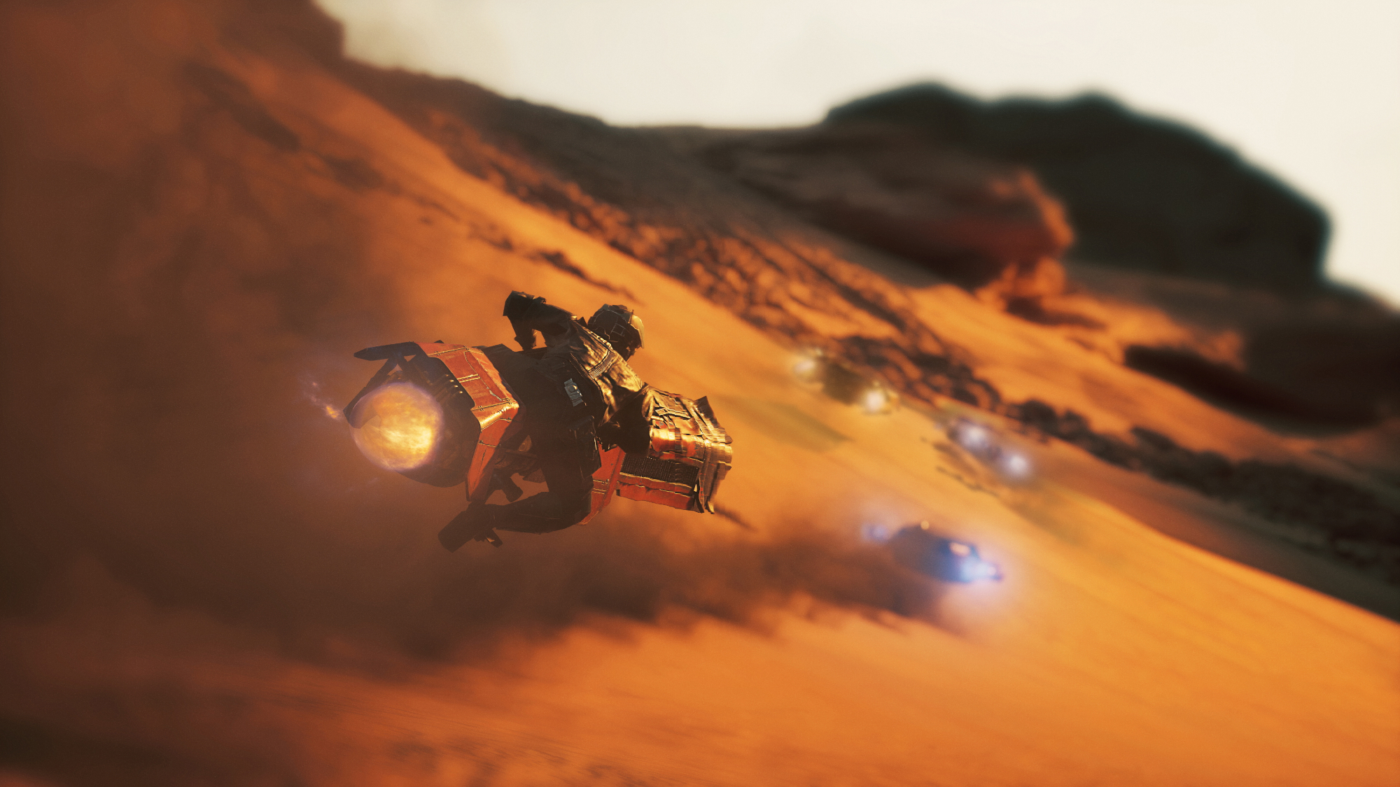 Screenshot from Star Wars video game "Star Wars: Galactic Racer".
