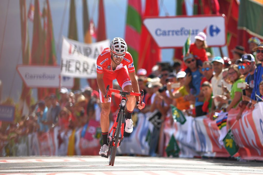 Jesus Herrada (Team Cofidis) in the Red Leader Jersey