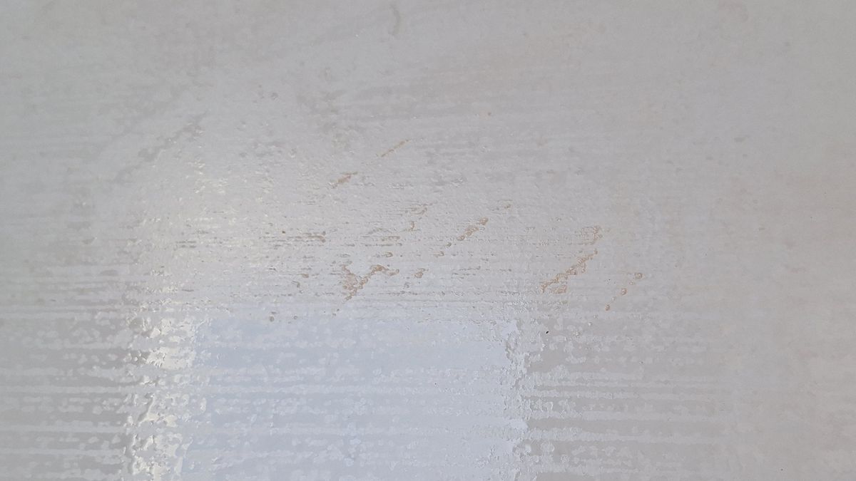 Tiled floor after 4 passes with Roborock Q7 M5 mop