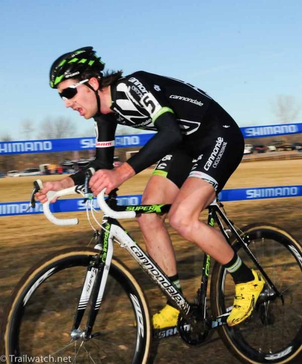 Jamie Driscoll (Cannondale) riding in 5th position